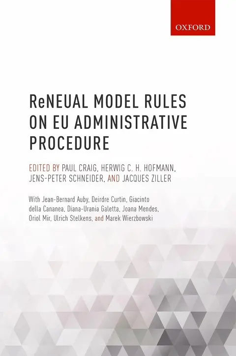 Cover of ReNEUAL Model Rules on EU Administrative Procedure