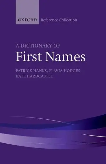 Cover of A Dictionary of First Names