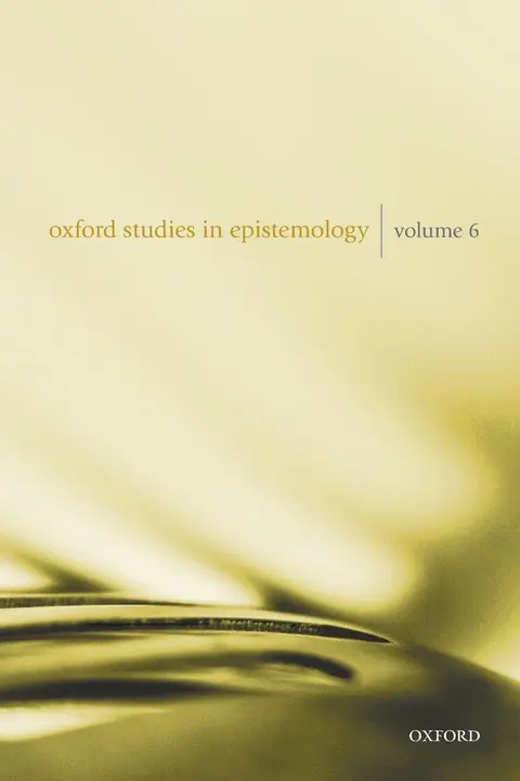Cover of Oxford Studies in Epistemology (6)
