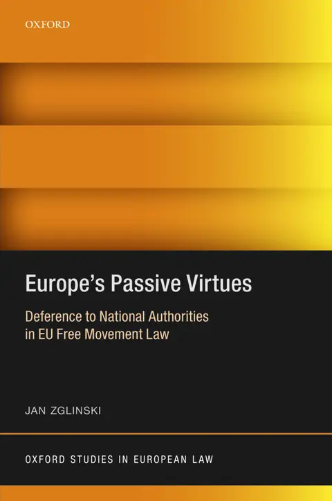 Cover of Europe's Passive Virtues