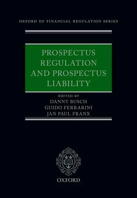 Cover of Prospectus Regulation and Prospectus Liability