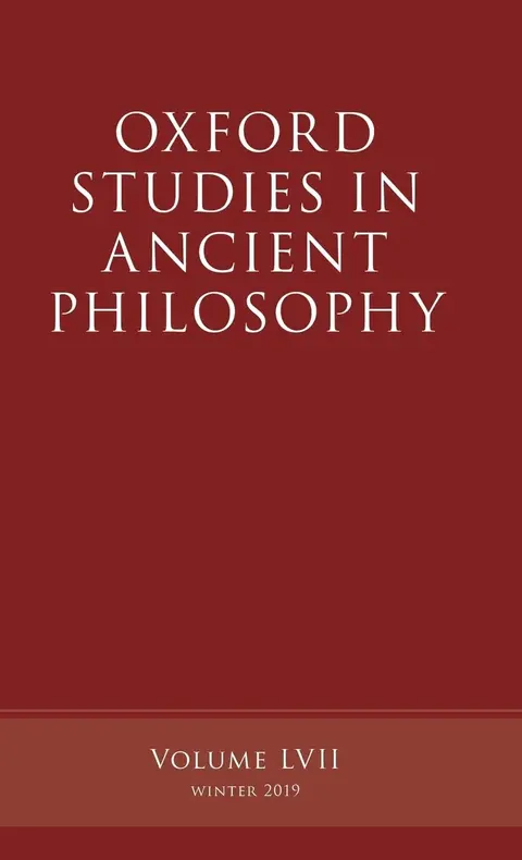 Cover of Oxford Studies in Ancient Philosophy, Volume 57