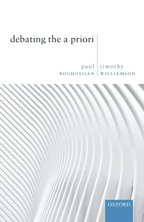 Cover of Debating the A Priori