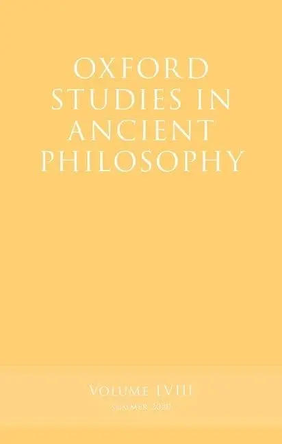 Cover of Oxford Studies in Ancient Philosophy, Volume 58
