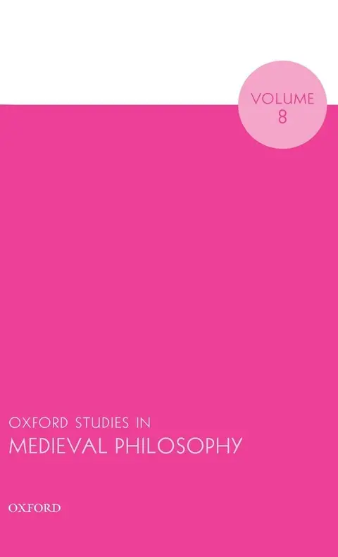 Cover of Oxford Studies in Medieval Philosophy (8)