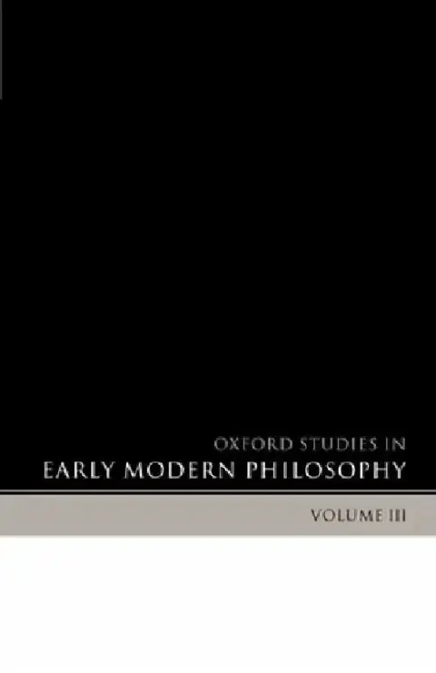Cover of Oxford Studies in Early Modern Philosophy