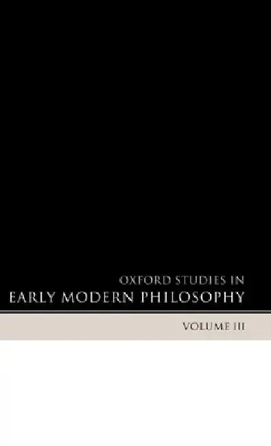 Cover of Oxford Studies in Early Modern Philosophy