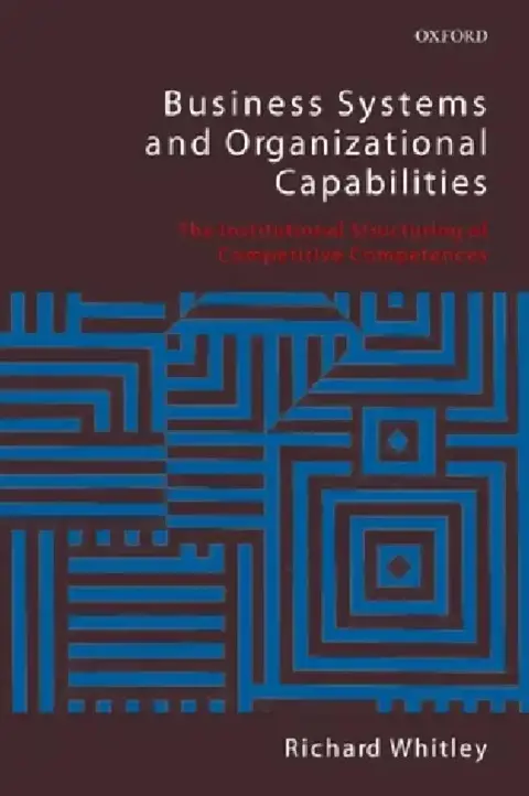 Cover of Business Systems and Organizational Capabilities