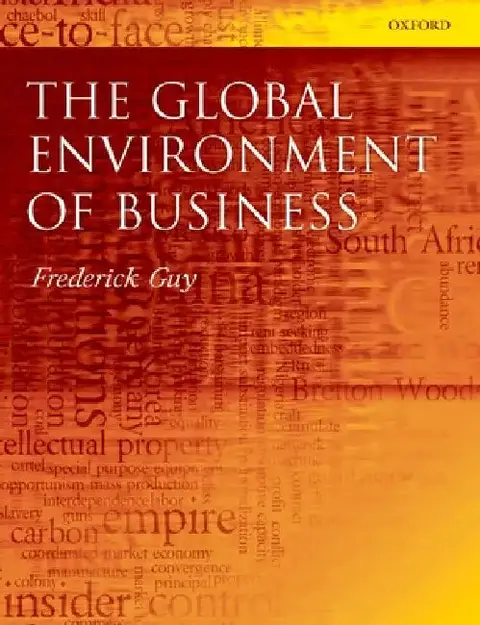Cover of The Global Environment of Business