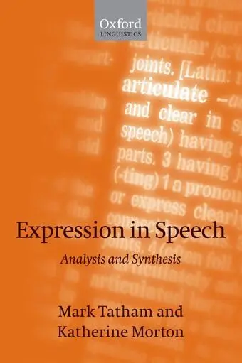 Cover of Expression in Speech