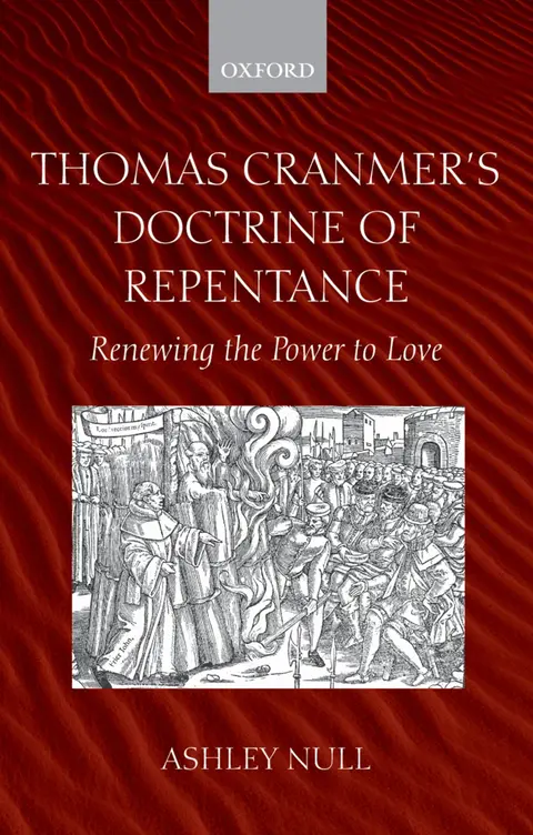 Cover of Thomas Cranmer's Doctrine of Repentance