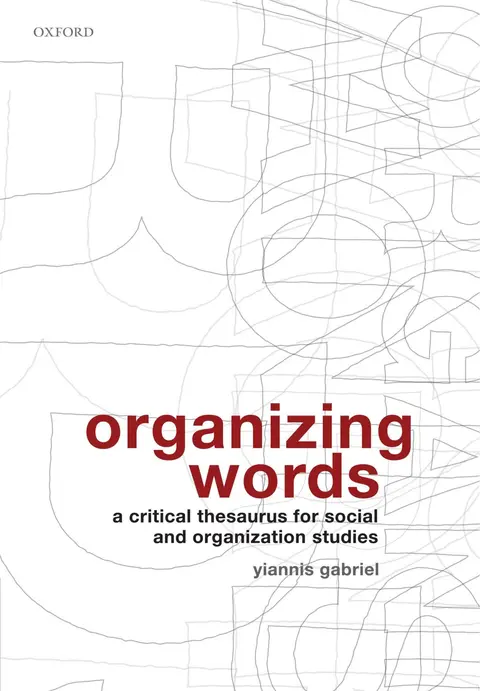 Cover of Organizing Words