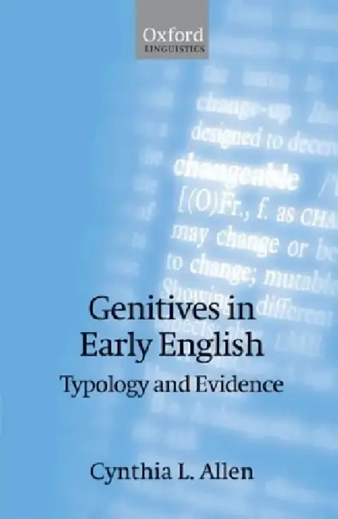 Cover of Genitives in Early English