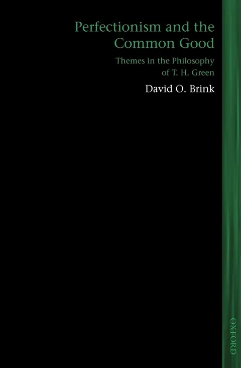 Cover of Perfectionism and the Common Good