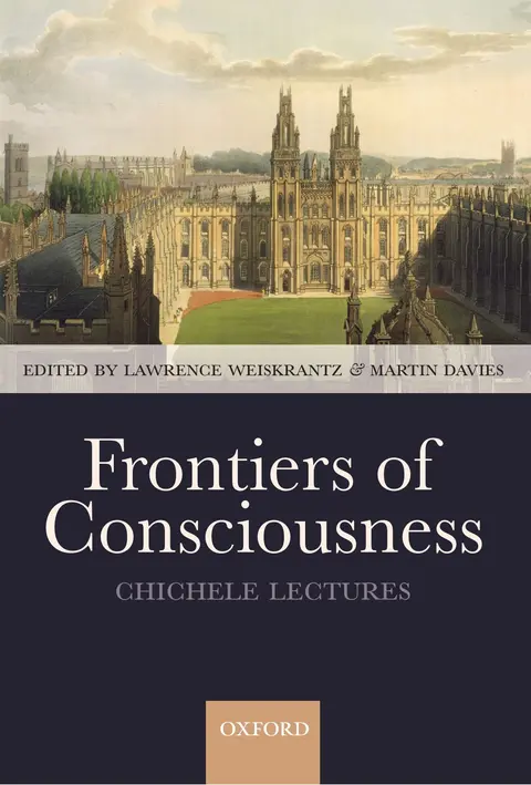 Cover of Frontiers of Consciousness