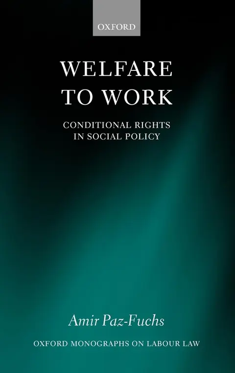 Cover of Welfare to Work