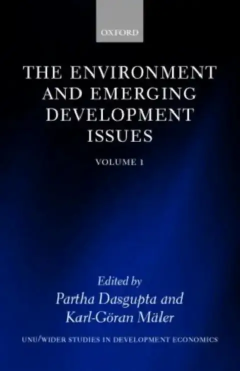 Cover of The Environment and Emerging Development Issues
