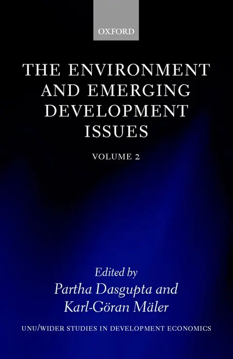 Cover of The Environment and Emerging Development Issues
