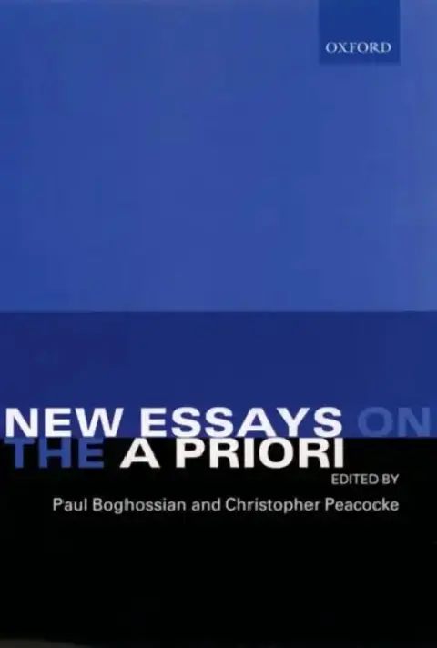 Cover of New Essays on the a Priori