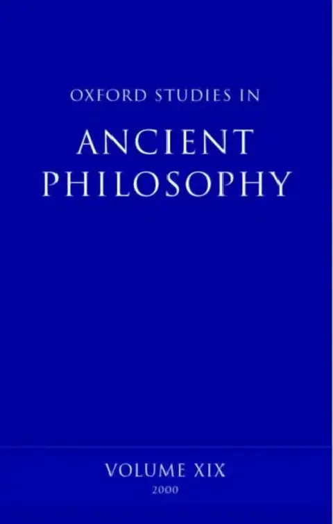 Cover of Oxford Studies in Ancient Philosophy