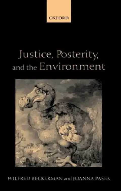 Cover of Justice, Posterity, and the Environment