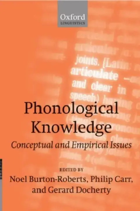 Cover of Phonological Knowledge