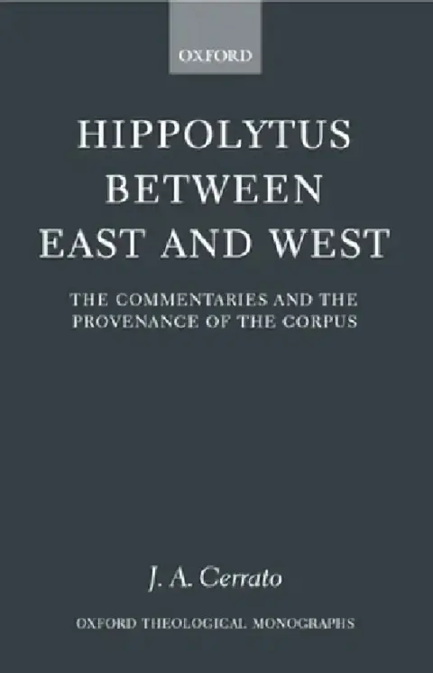 Cover of Hippolytus Between East and West