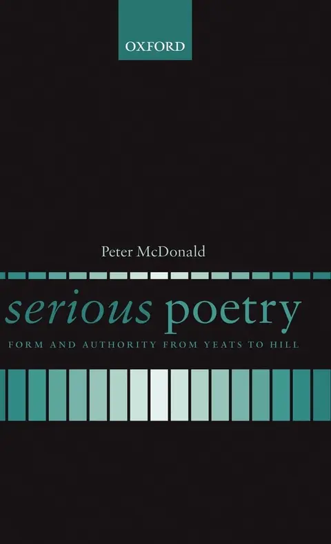 Cover of Serious Poetry