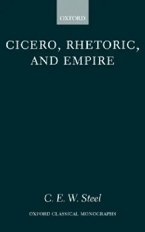 Cover of Cicero, Rhetoric, and Empire