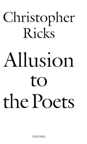 Cover of Allusion to the Poets