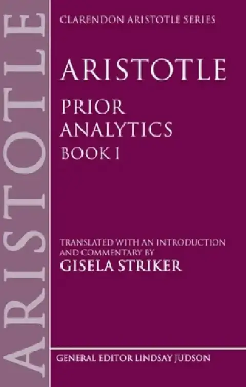 Cover of Aristotle's Prior Analytics book I