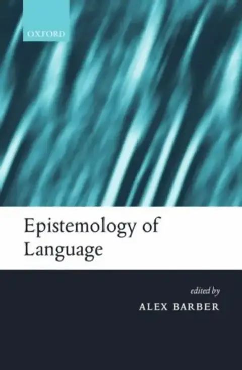Cover of Epistemology of Language