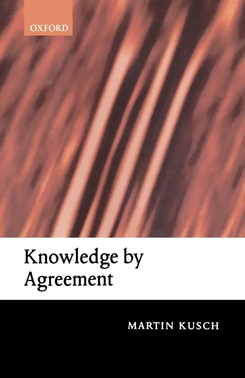 Cover of Knowledge by Agreement