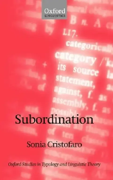 Cover of Subordination