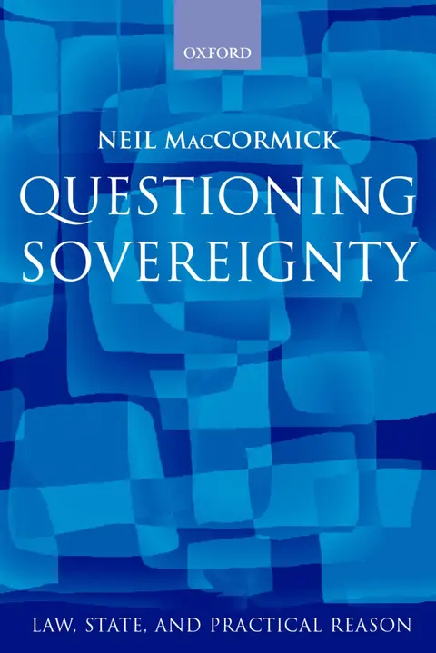 Cover of Questioning Sovereignty
