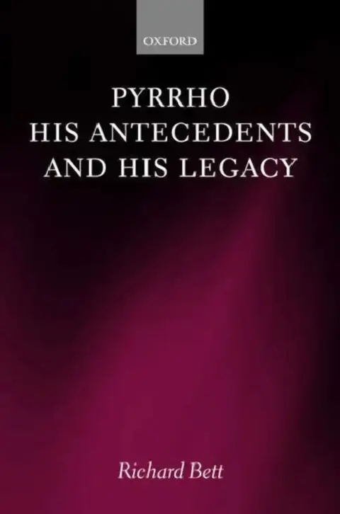 Cover of Pyrrho, His Antecedents, and His Legacy