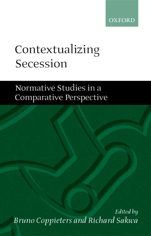 Cover of Contextualizing Secession