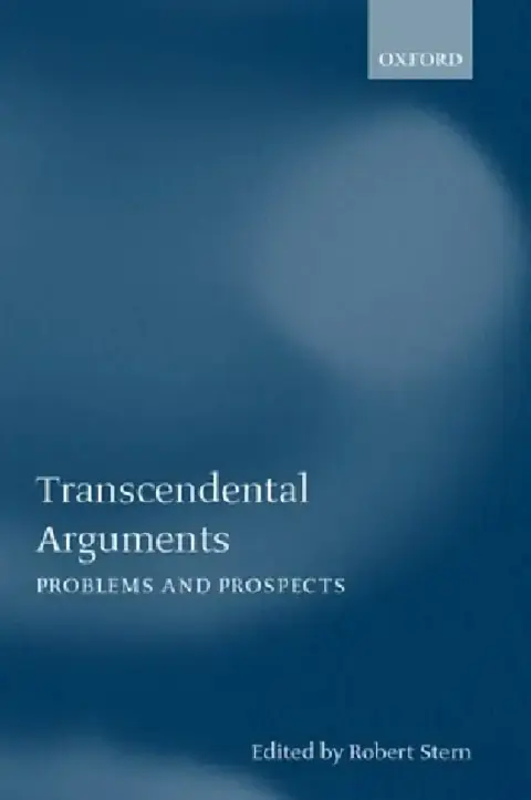 Cover of Transcendental Arguments