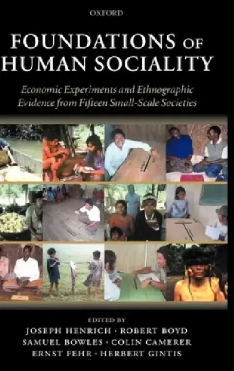 Cover of Foundations of Human Sociality