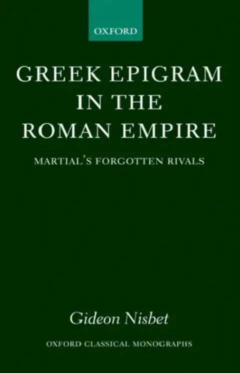 Cover of Greek Epigram in the Roman Empire