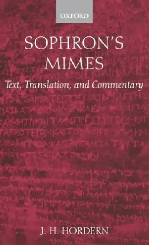 Cover of Sophron's Mimes