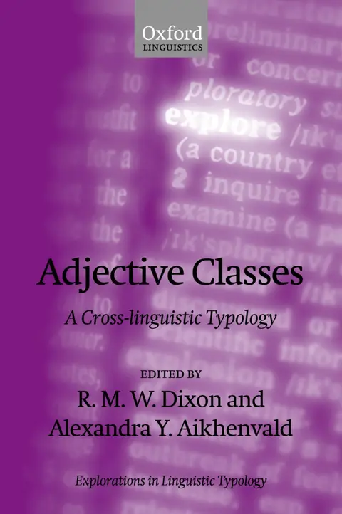 Cover of Adjective Classes