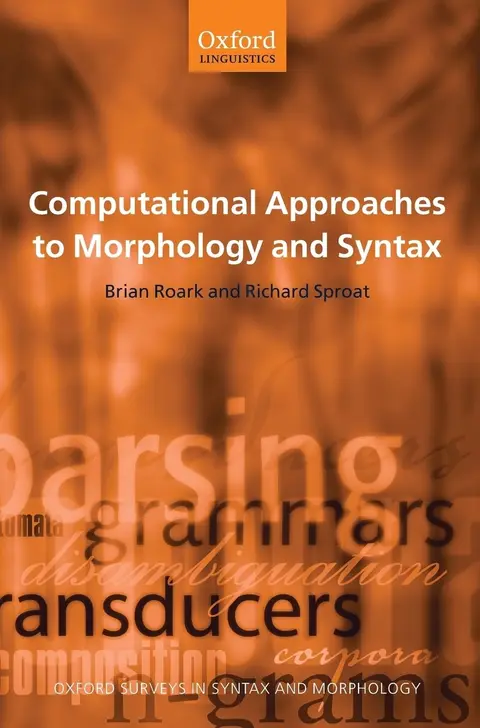 Cover of Computational Approaches to Morphology and Syntax