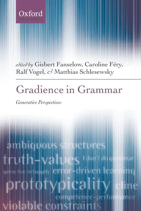 Cover of Gradience in Grammar