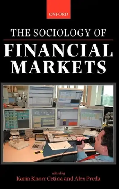Cover of The Sociology of Financial Markets