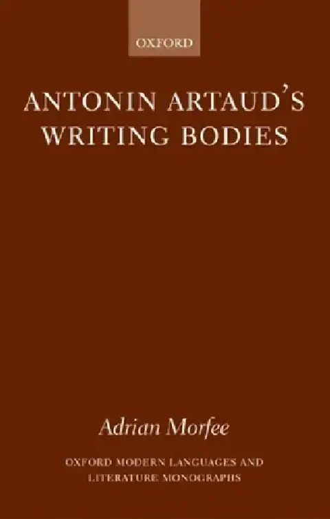 Cover of Antonin Artaud's Writing Bodies