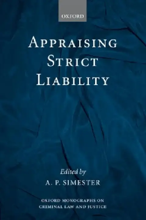 Cover of Appraising Strict Liability