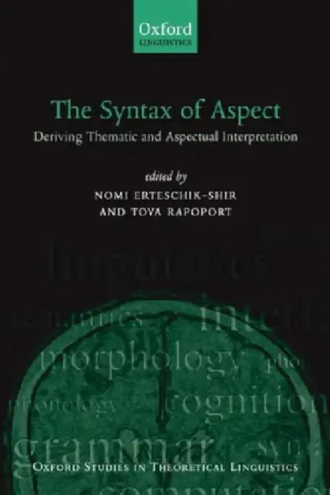 Cover of The Syntax of Aspect