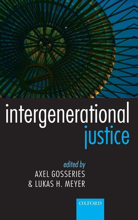 Cover of Intergenerational Justice