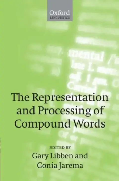 Cover of The Representation and Processing of Compound Nouns